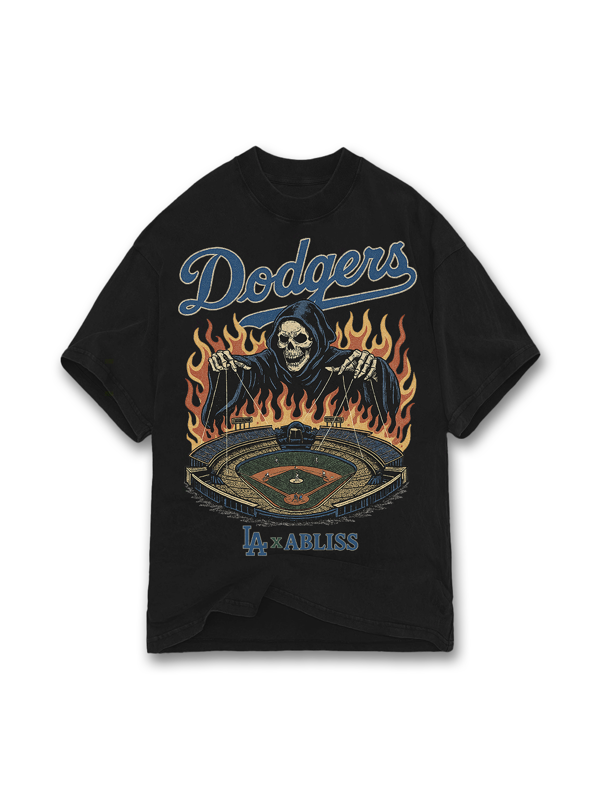 Black - Dodgers Reaper T-Shirt