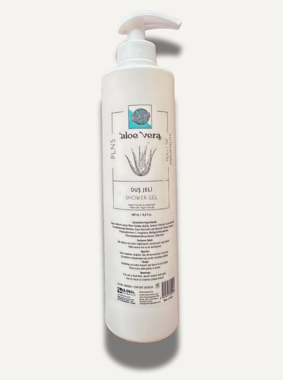 Roomsium Vegan Body Wash Aloe Vera Shower Gel 14.8 Fl Oz