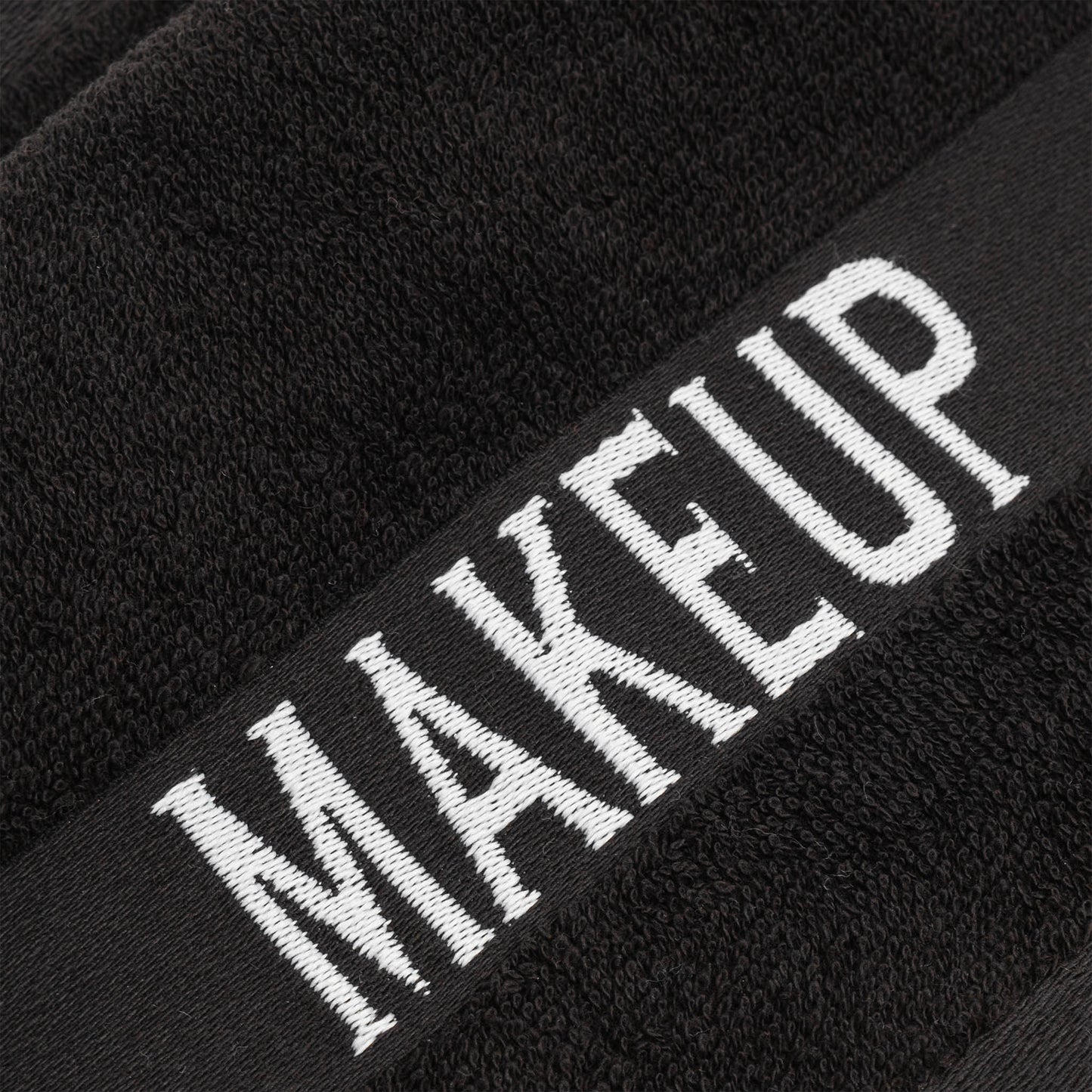 American Soft Linen, Makeup Remover Face Cloth, 100% Cotton Makeup Towels, 4 Packed Face Towels, 12x12 inches, Black - 100 Set Case Pack