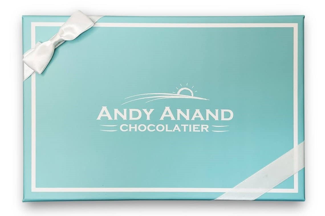 Andy Anand Gluten Free Vegan Holland Mints – 2 lb Dark Belgian Chocolate 60% Cocoa Butter, Peppermint Oil, Dutch Gourmet Holiday Gift Box
