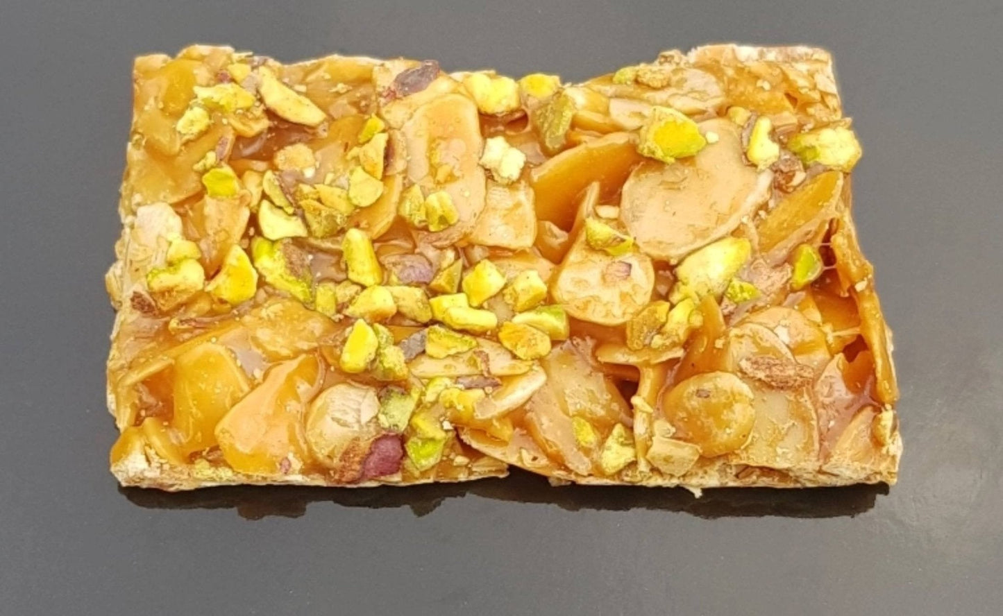 Andy Anand Gluten Free Pistachio Brittle – Made in Italy Croccante, Roasted Nutty Crunch, All Natural, No Preservatives, 7 Oz