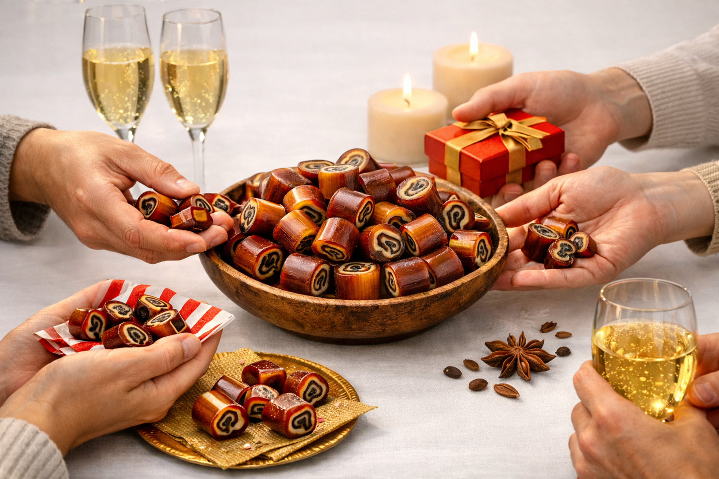 Andy Anand Sugar Free Aniseed Rock Hard Candy – Copper Kettle Boiled, Aspartame Free, Non-GMO, Gluten Free, Keto, 25 Pc