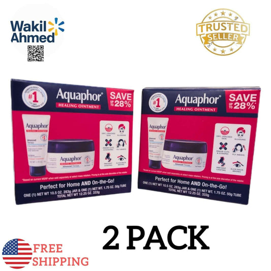 Aquaphor Advanced Therapy Healing Ointment – 2-Pack Bundle