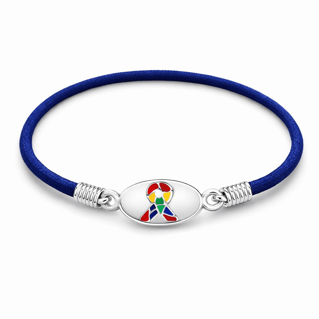 Autism Awareness Ribbon Stretch Bracelets | Bulk