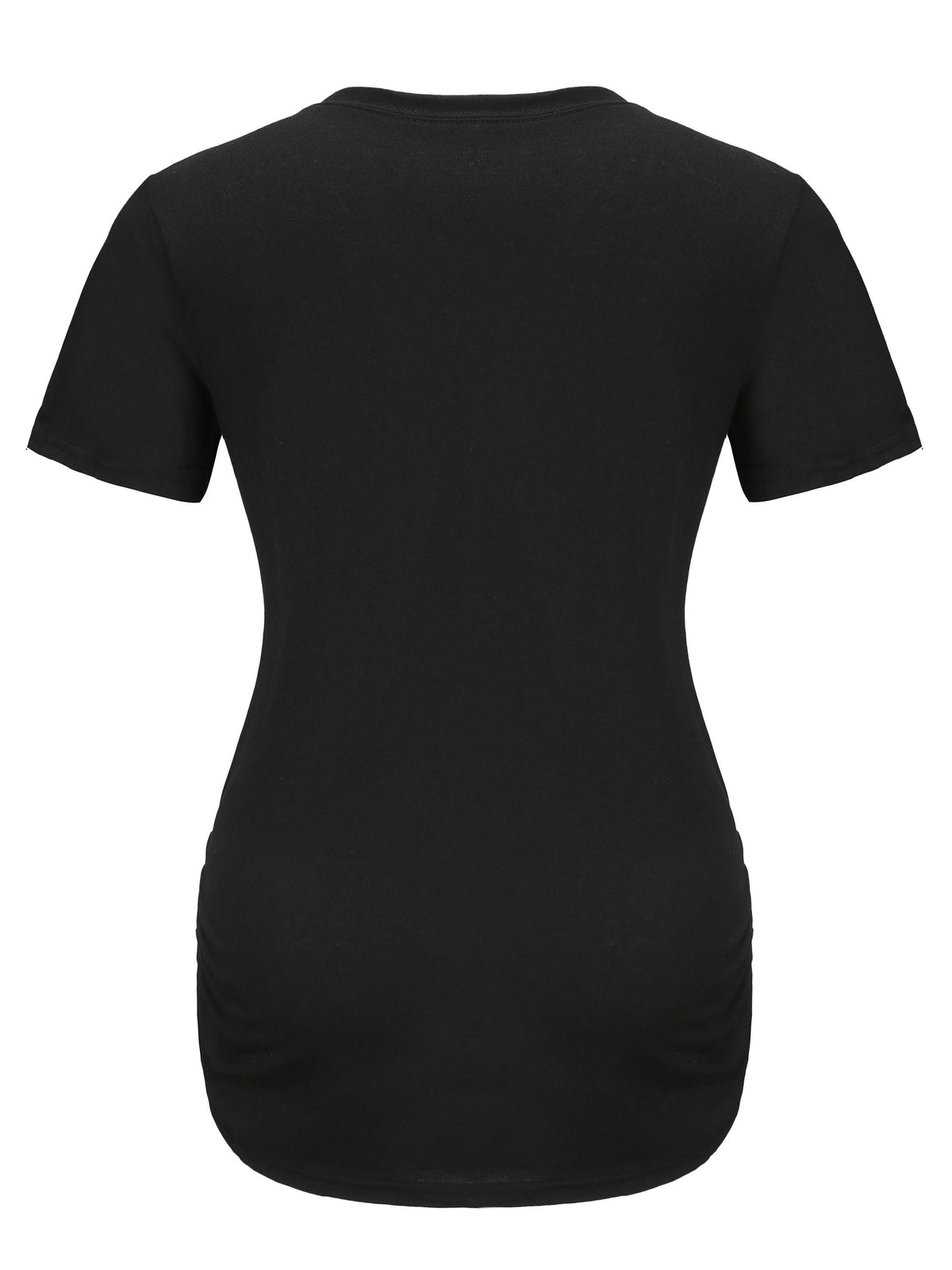 Women's Maternity Casual "I'm A GIRL" Foot Heart Graphic Short Sleeve Slim Fit T-shirt Top for Summer