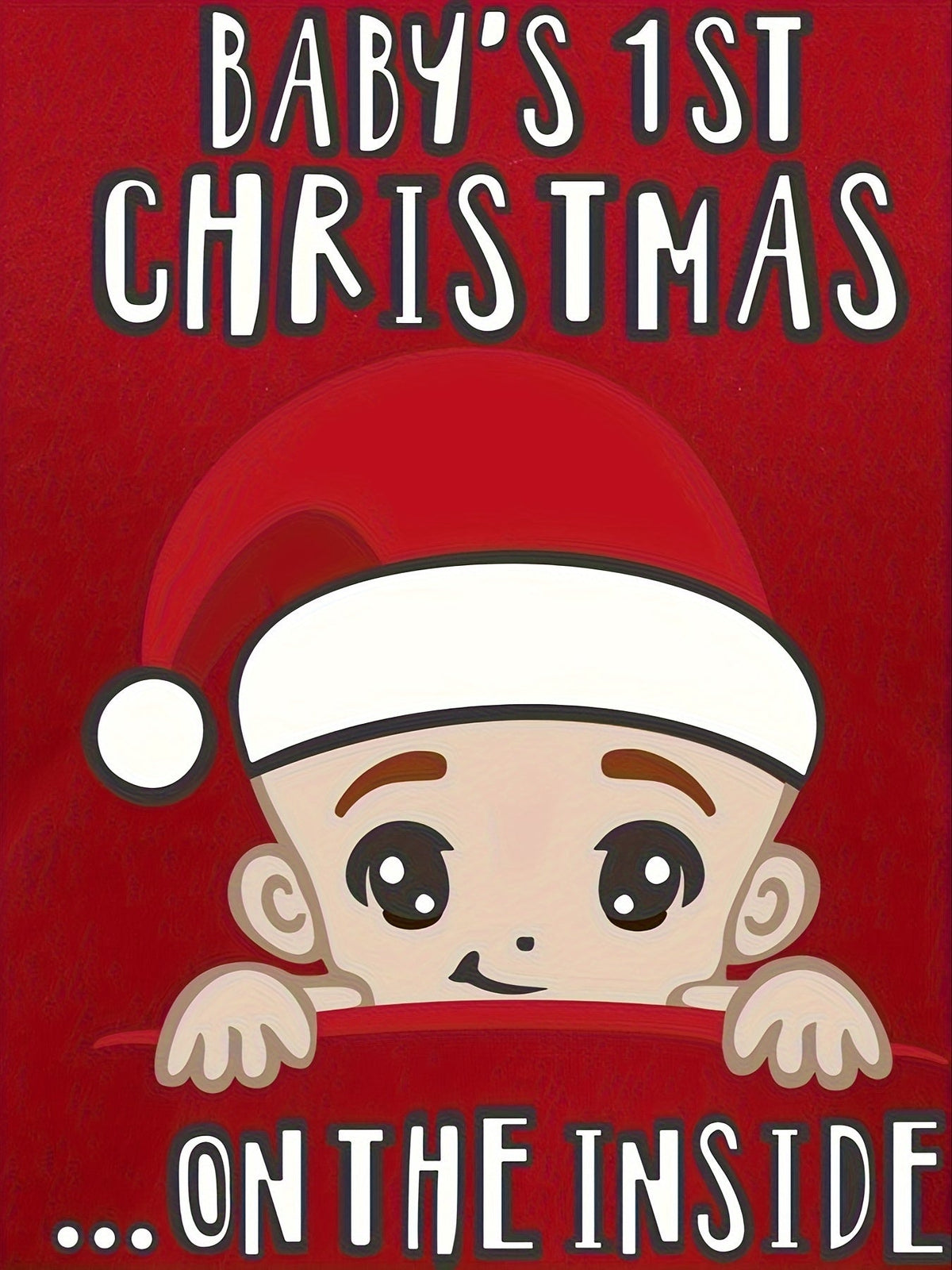 Actflash Festive Christmas Youngsters Print Maternity Tee - Comfy Polyester & Spandex Blend, Crew Neck, Short Sleeve, Perfect for Summer, Christmas Hat, Cute Youngsters Announcement Shirt