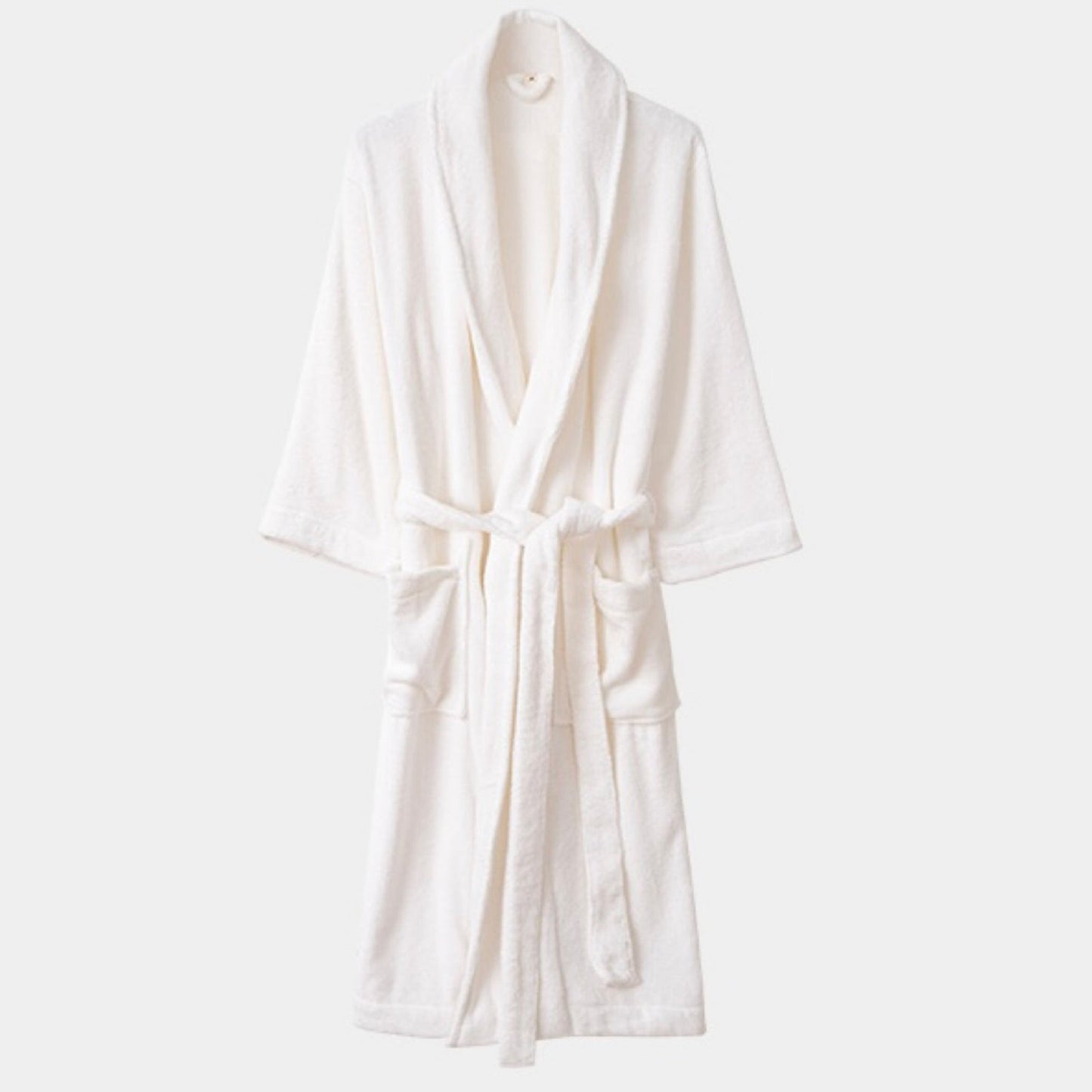 Classic Ultra-Soft Absorbent Cotton Bathrobe / Dark Gray