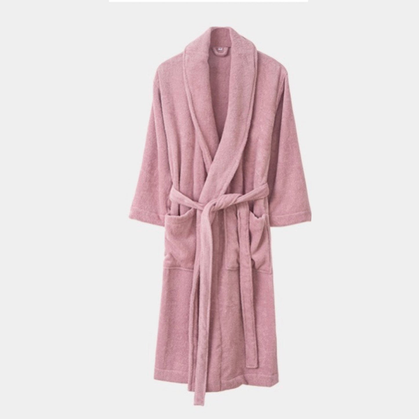 Classic Ultra-Soft Absorbent Cotton Bathrobe / White