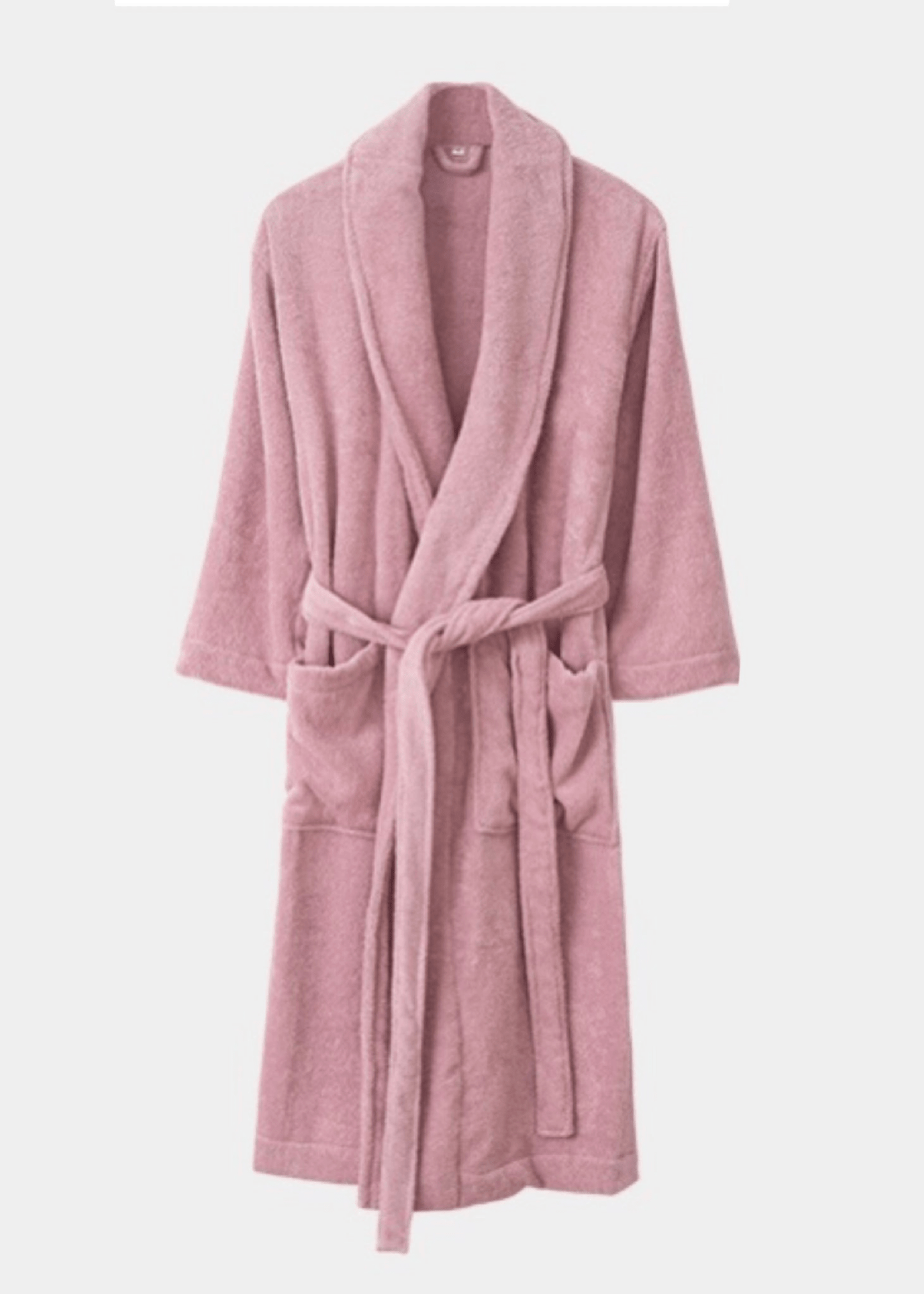 Classic Ultra-Soft Absorbent Cotton Bathrobe / Dark Gray