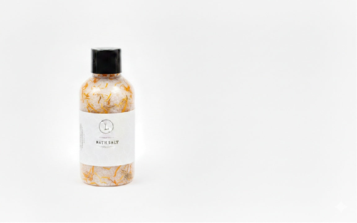 Natural Bath Salts Discovery Set – 4 Botanical Bottles