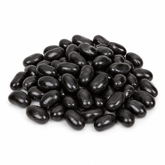 Black Jelly Beans – Berry Flavored – Bulk Value Bag