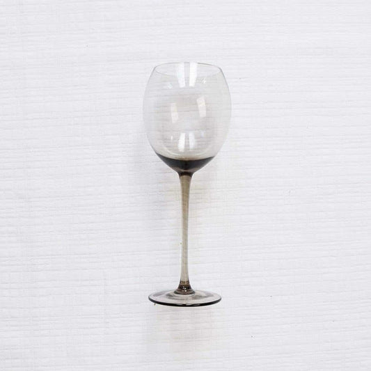 Modern Black Smoke Glass-Set of 4