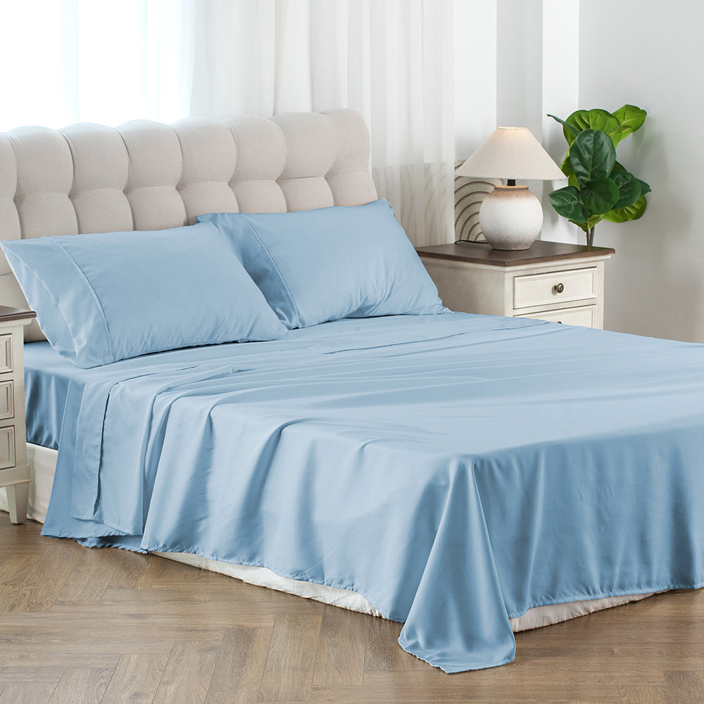 Soft Sheet Bedding Set in Deep Pocket, Hypoallergenic and Breathable, Room Decor, Graduation Gifts