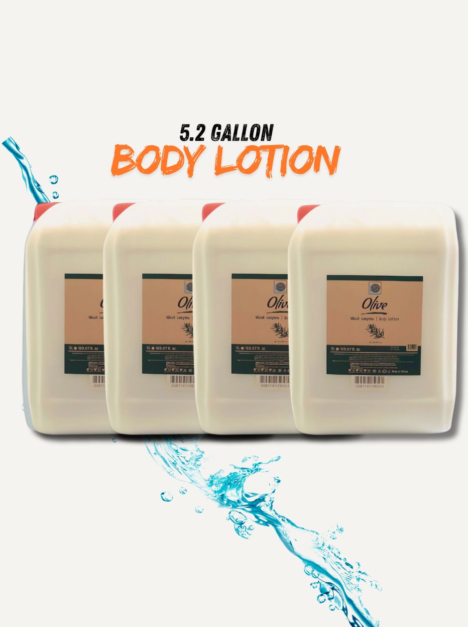 Roomsium Bulk Body Lotion For Hotels 4x1.3 Gallon (5L)
