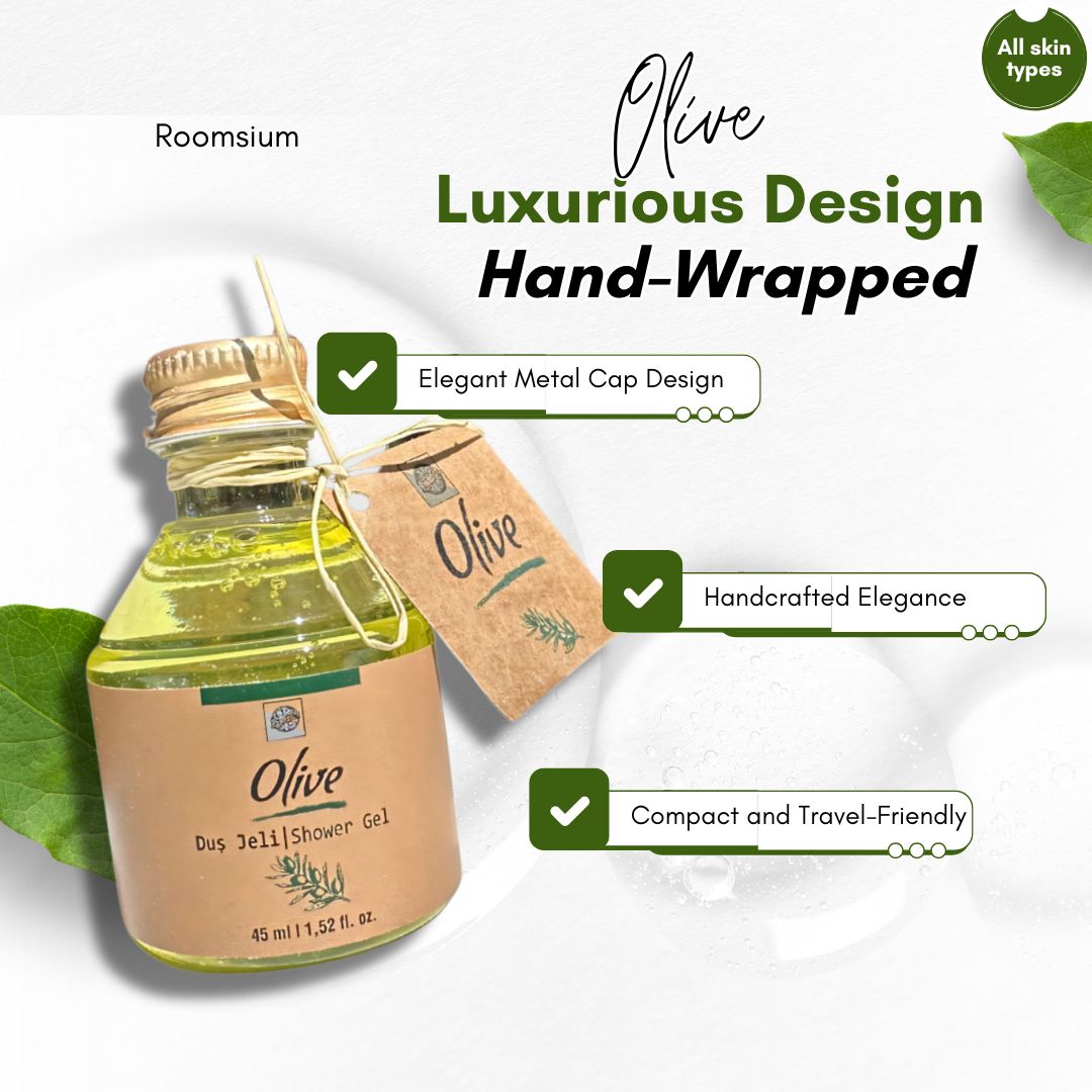 Roomsium Hotel Toiletries Set Olive 75-Piece Guest Amenity Kits