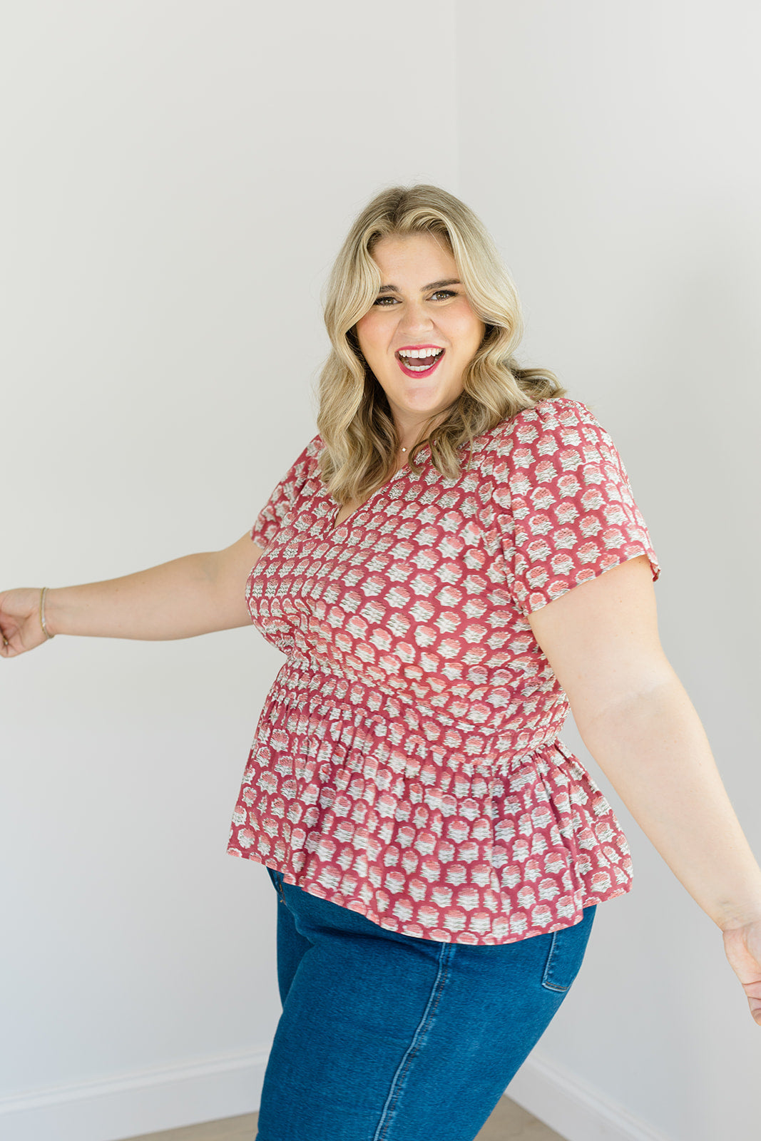 The Judy Top in Crimson Grove - Final Sale