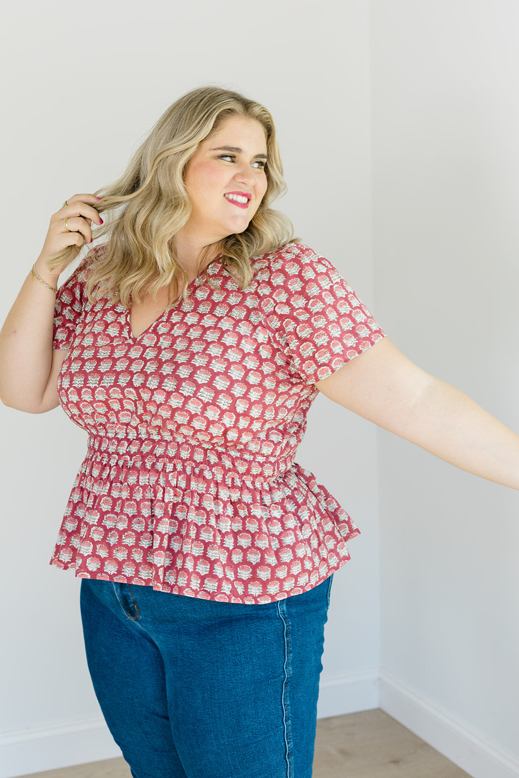 The Judy Top in Crimson Grove - Final Sale