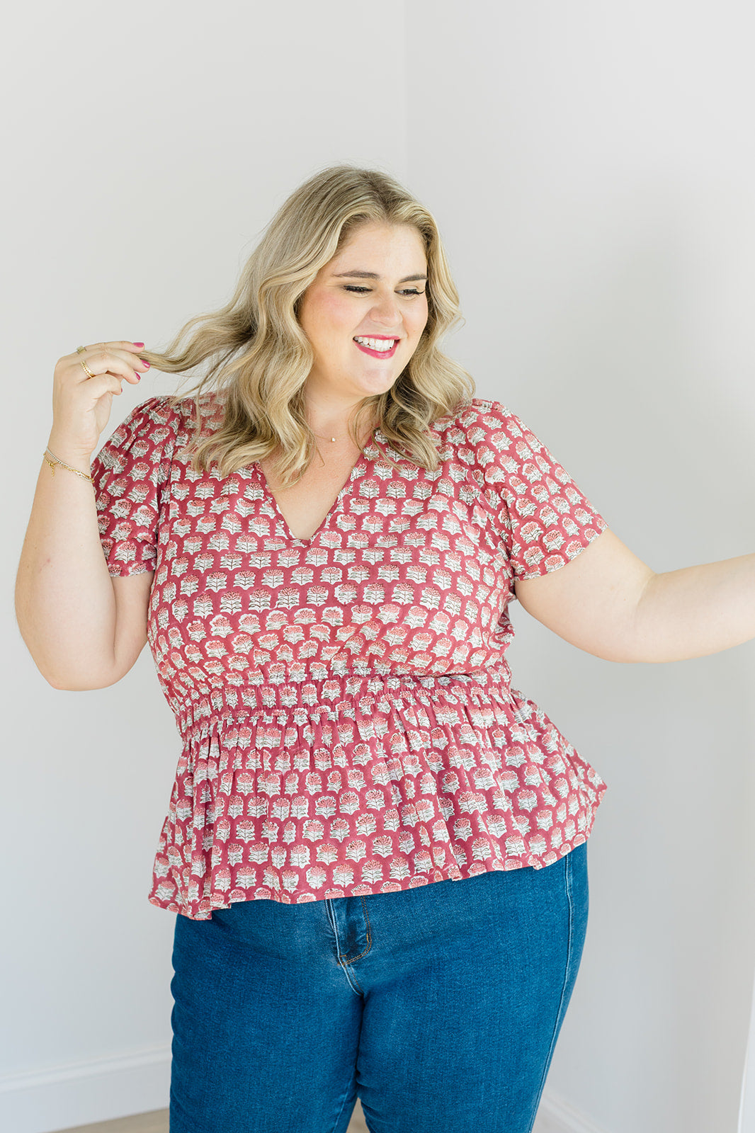 The Judy Top in Crimson Grove - Final Sale