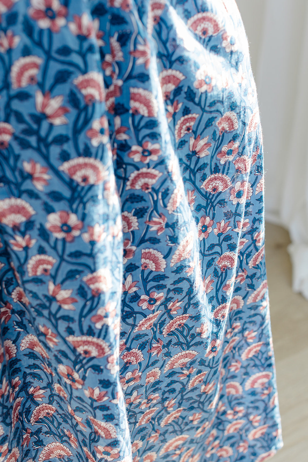 The Melissa Skirt in Indigo Bloom
