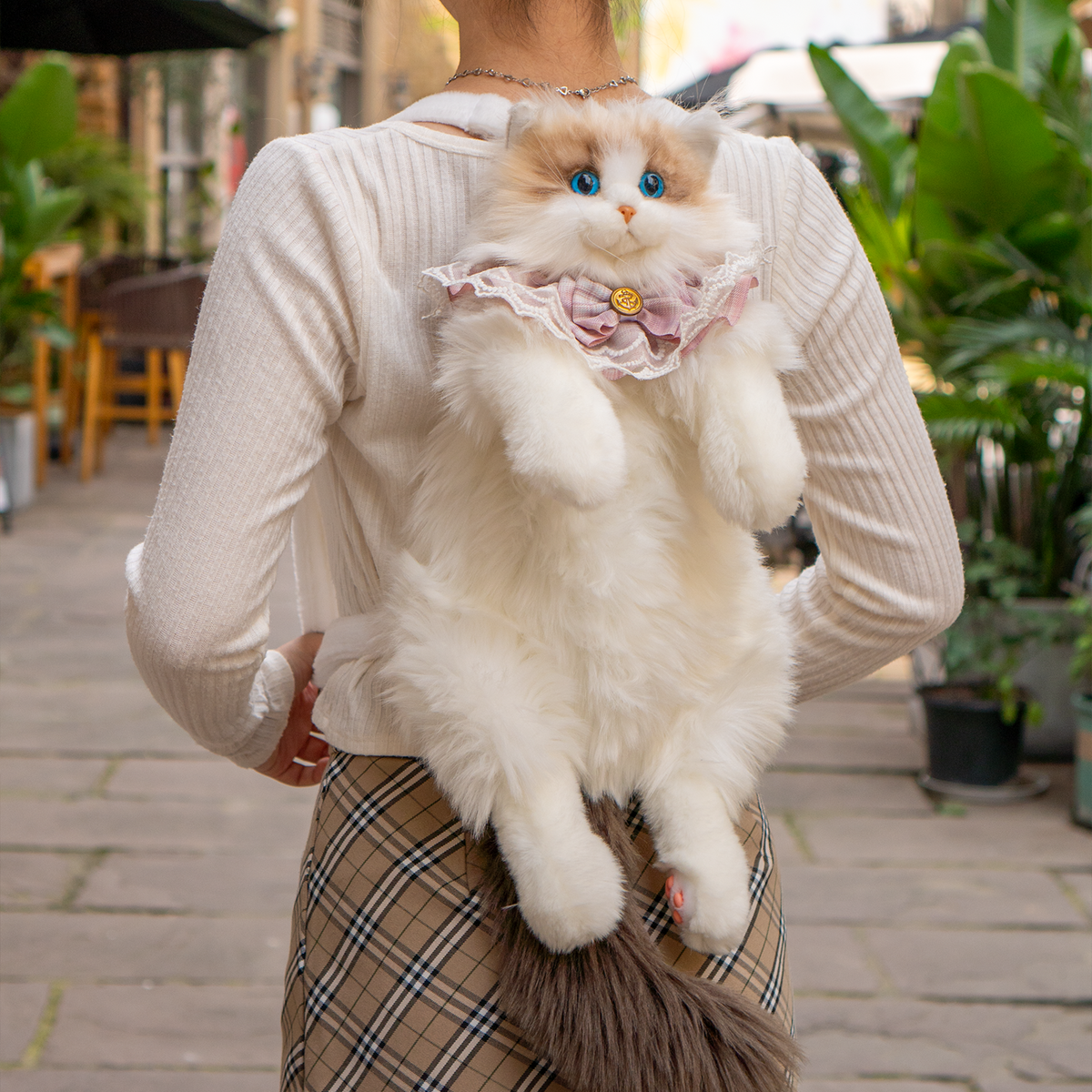 Ragdoll Cat Backpack – Cozy Companion for Travel & School