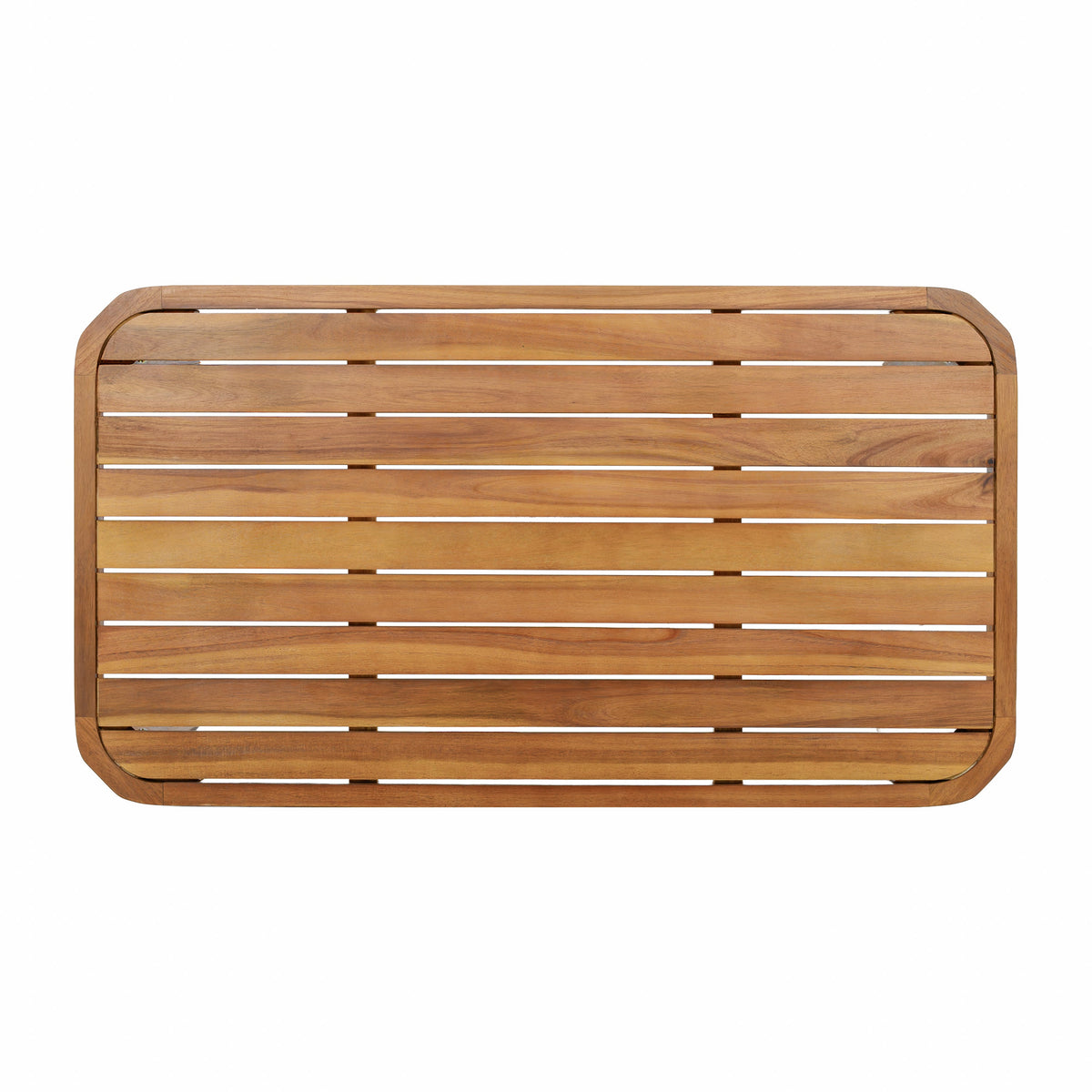 4 Piece Acacia Wood Patio Furniture Set