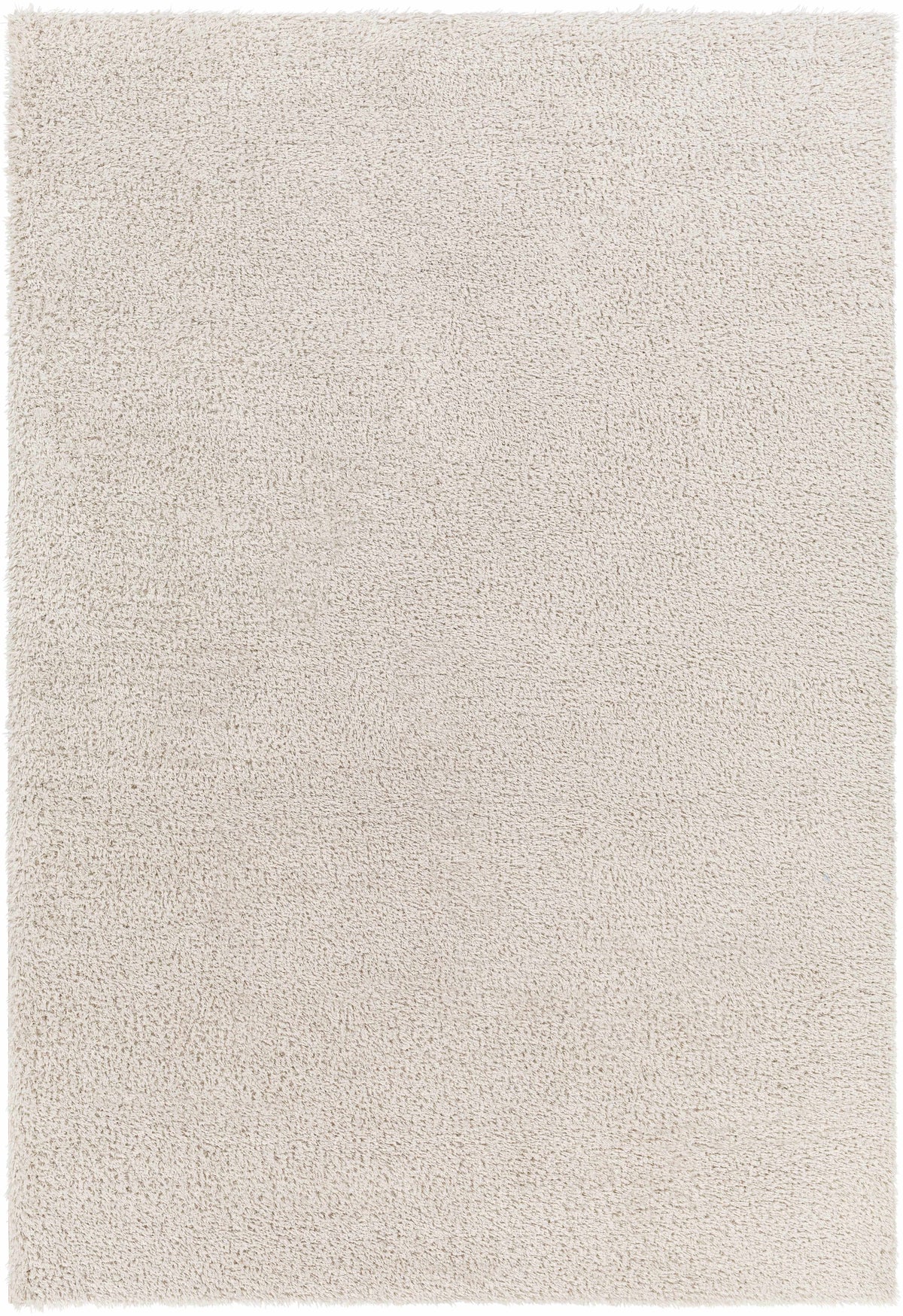 Heavenly Solid Beige Plush Rug