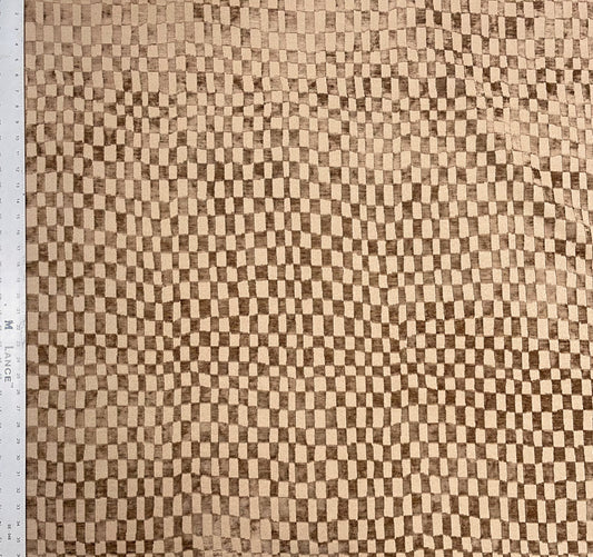 CHECKMATE - CHECKERED DESIGN CHENILLE UPHOLSTERY FABRIC