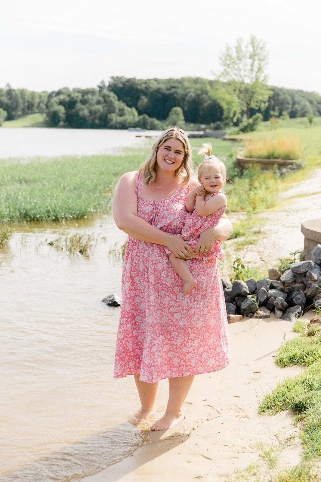 The Kiley Tank Dress in Watermelon Sorbet - Final Sale