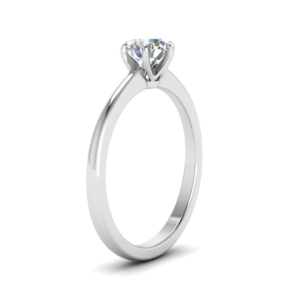 Classic Six Prong Solitaire Ring
