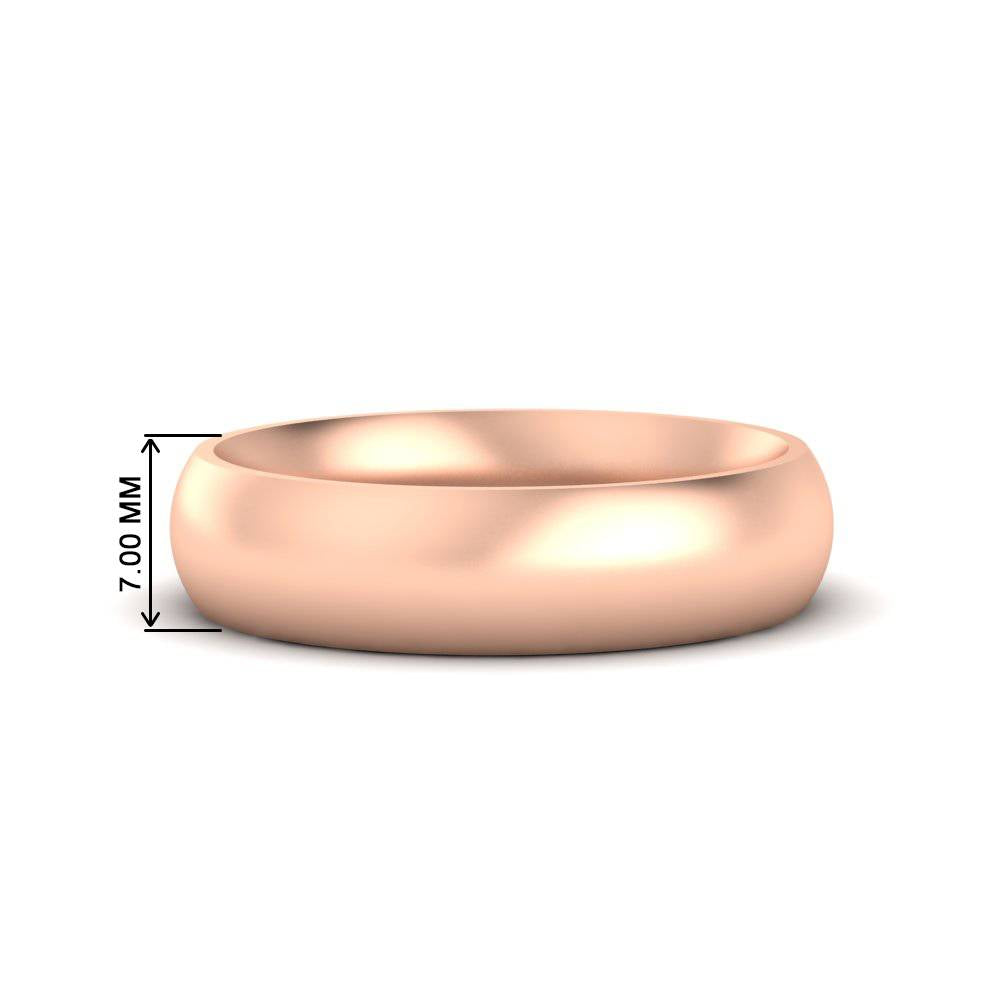 Minimalist 4mm Mens Wedding Band