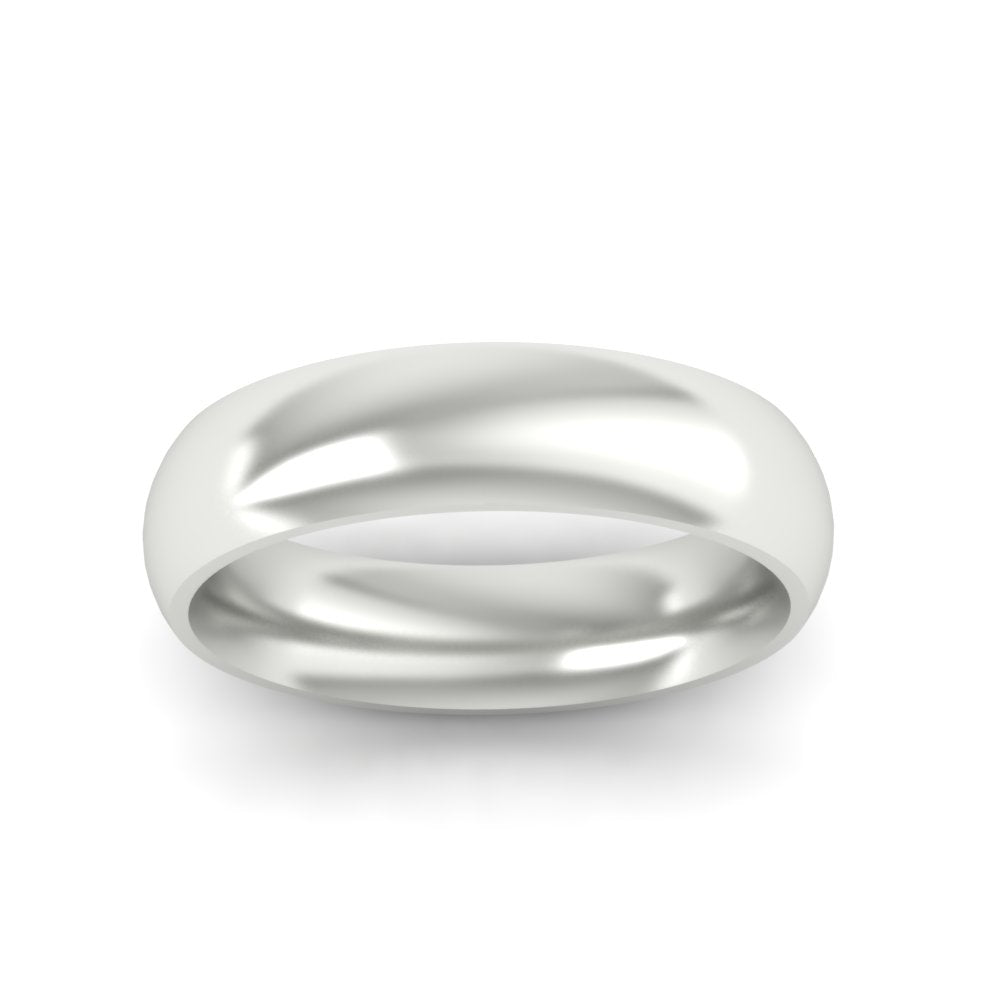 Minimalist 4mm Mens Wedding Band