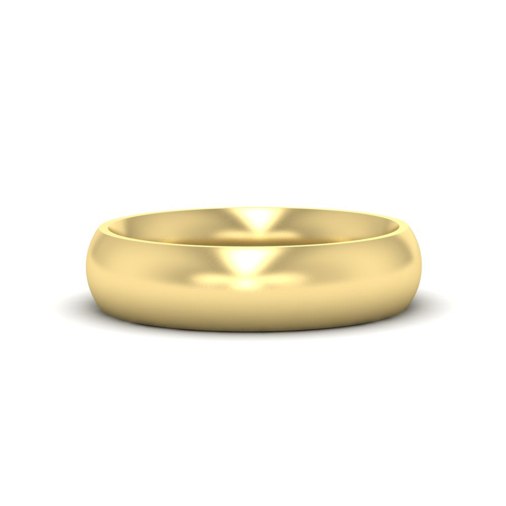 Minimalist 4mm Mens Wedding Band