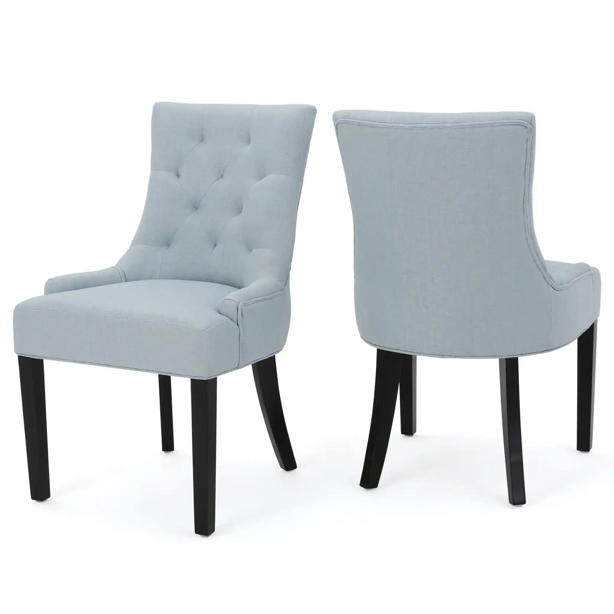 Contemporary Cheney Dining Chair Set with Tufted Design – Upholstered