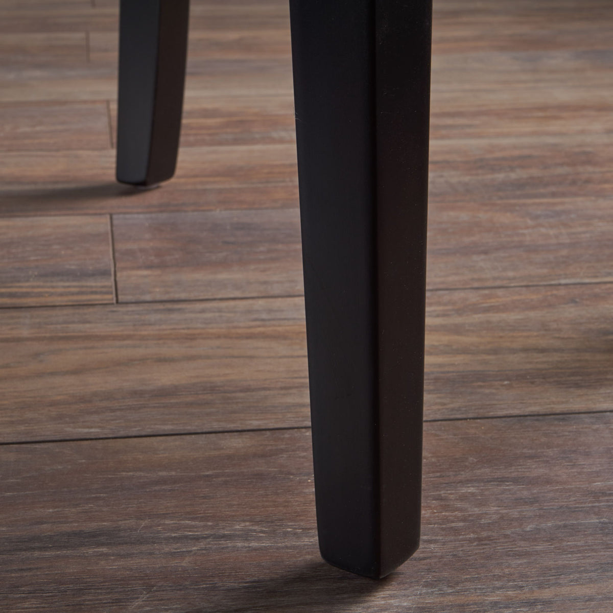 Contemporary Dining Chair Set of 2 with Rubberwood Legs - Beige, Dark Brown, Black