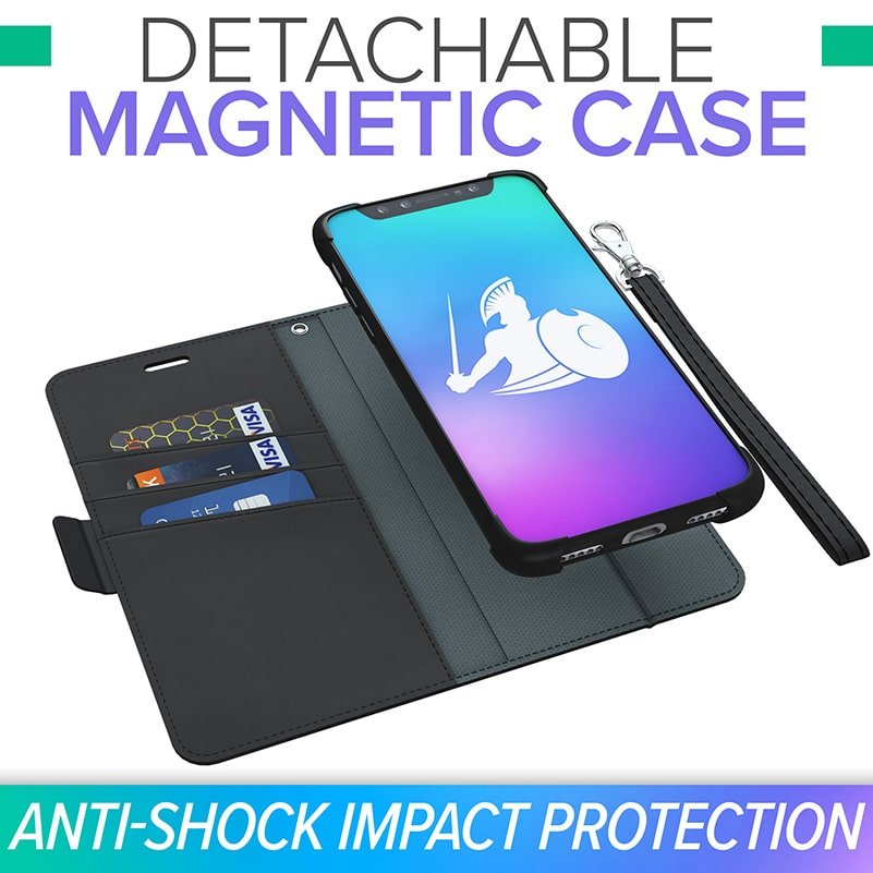 iPhone 8 / 7 / 6 / SE EMF Blocking Wallet Case with Radiation Protection