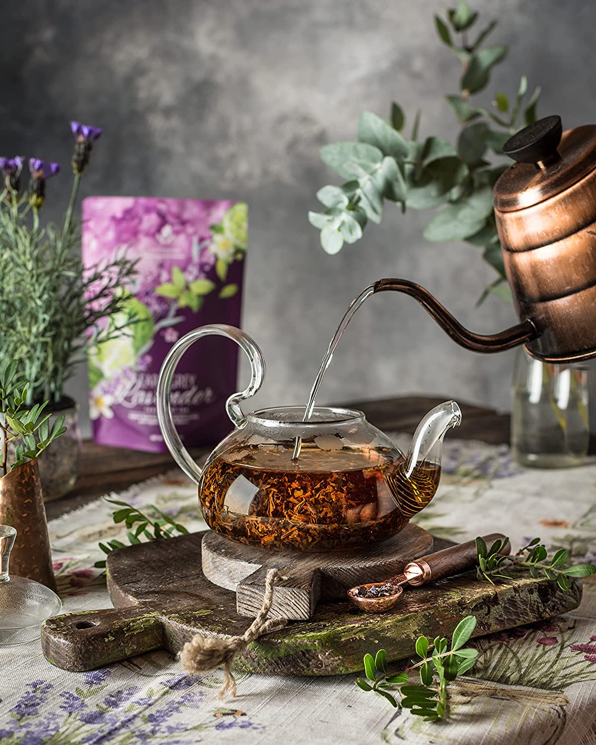 Earl Grey Lavender Tea, Black Tea with Bergamot - Organic & Kosher