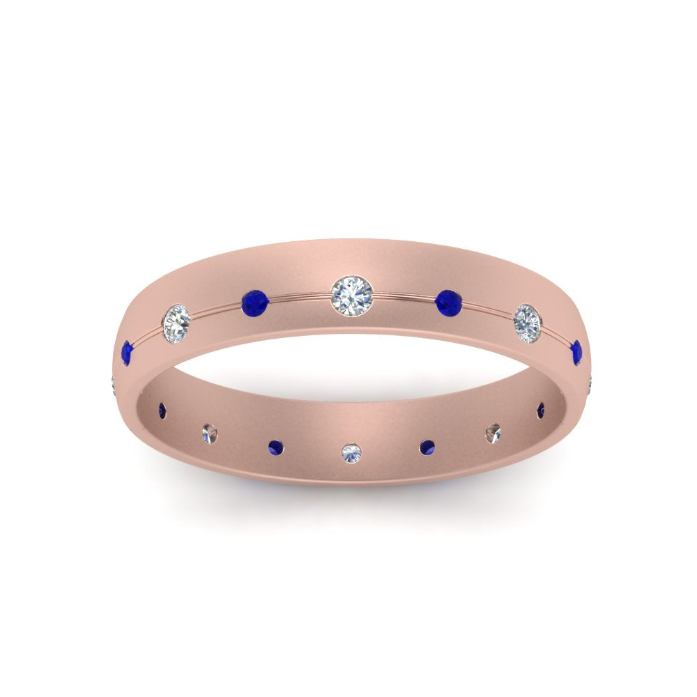 Flush Set Diamond Wedding Band