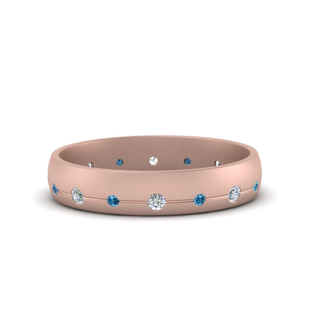 Flush Set Diamond Wedding Band