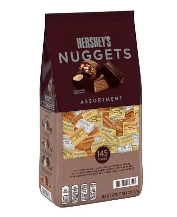 HERSHEY'S NUGGETS Assorted Chocolates – 52 oz, 145 Pieces