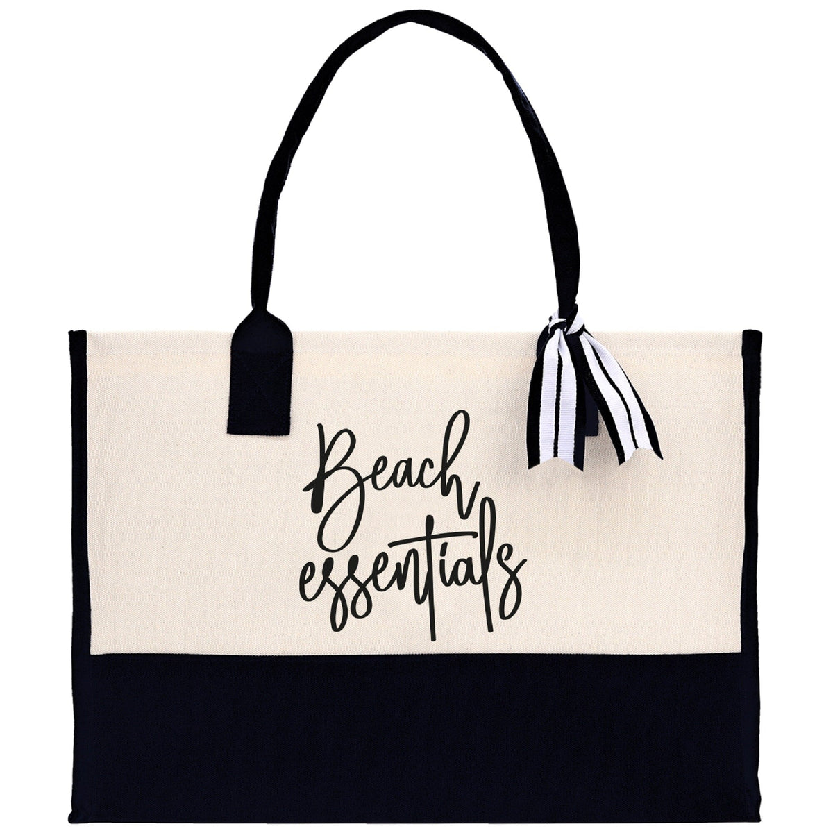 Beach Essentials Tote Bag Beach Vacation Tote Bag Summer Beach Canvas Tote Bag Large Canvas Beach Bag Weekender Tote Bag