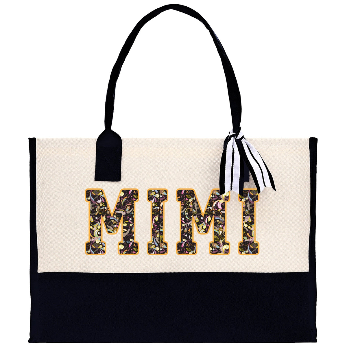 Gaga Gram Mimi Nana Grandma Canvas Tote Bag Grandma's Getaway Bag Grandma Gift Bag Mothers Day Gift Bag Grandma Beach Bag Gift for Grandma