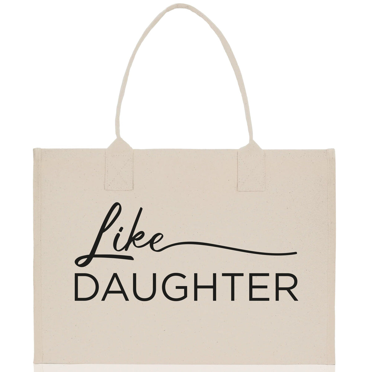 Like Mother Like Daughter Cotton Canvas Tote Bag Christmas For Mom Daughter Mather's Day Gift From Daughter Tote Bag Mom Daughter Gifts Bag