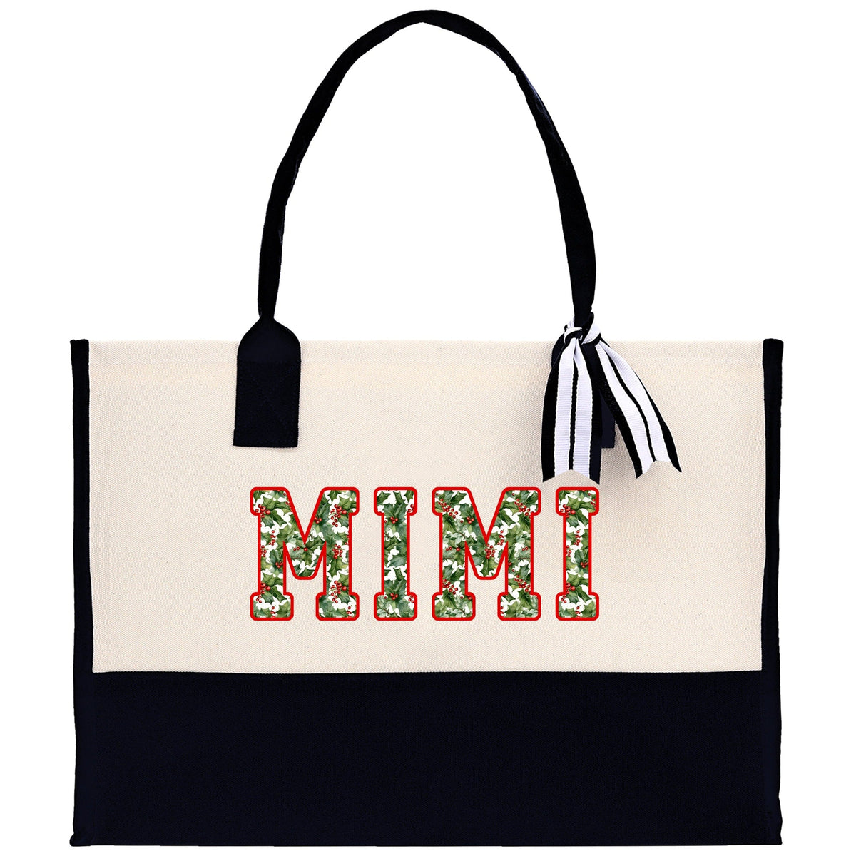 Gaga Gram Mimi Nana Grandma Canvas Tote Bag Grandma's Getaway Bag Grandma Gift Bag Mothers Day Gift Bag Grandma Beach Bag Gift for Grandma