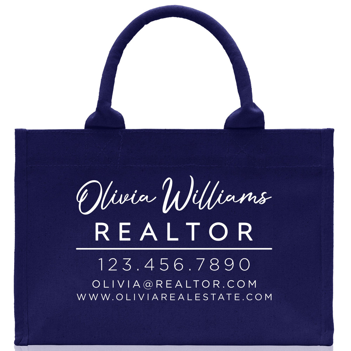 Realtor Tote Bag Personalized Business Tote Bag Custom Real Estate Agent Gift Bulk Business Logo Realtor Swag Real Estate Tote Bag