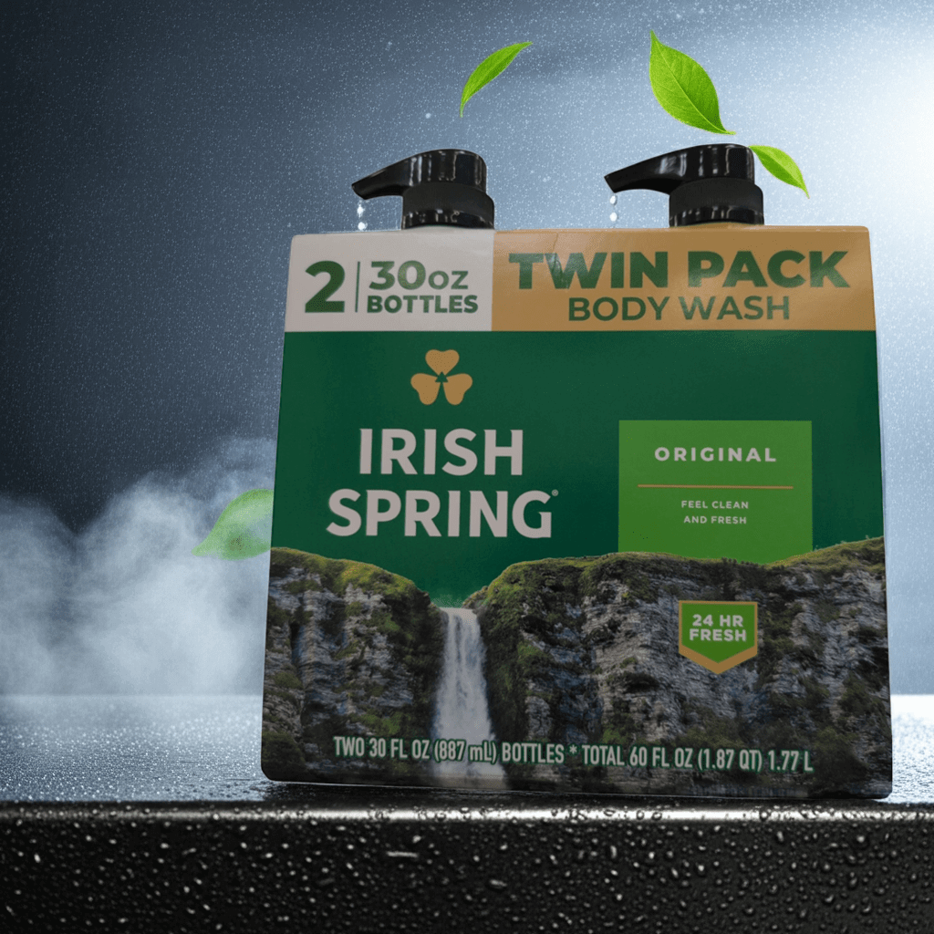 Irish Spring Body Wash for Men, Original Clean 2 Pack 30 oz