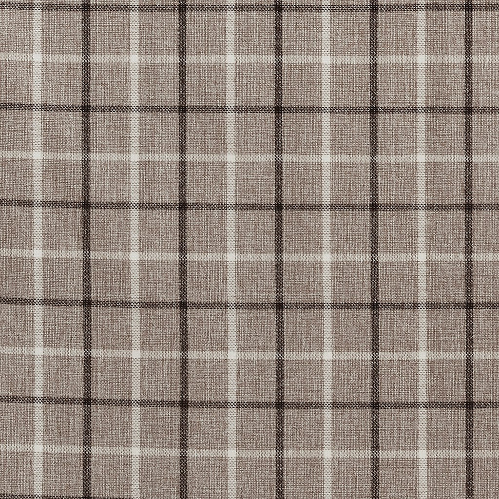 Plaid Rod Pocket and Back Tab Curtain Panel with Fleece Lining - Green Plaid