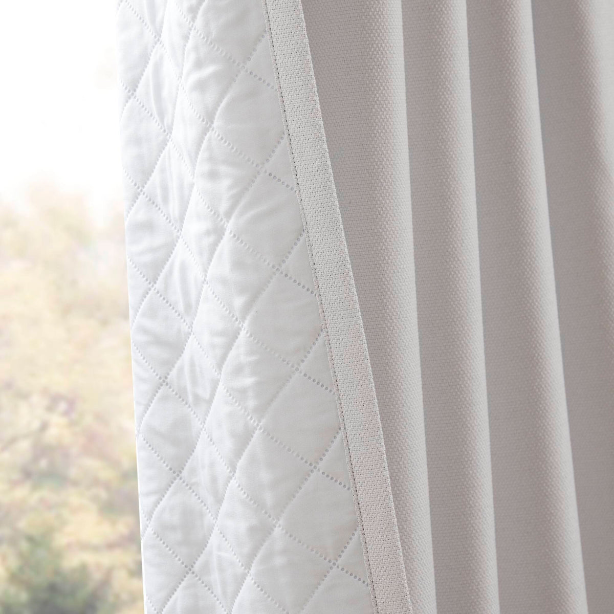 Sound Blocking Total Blackout Curtain Panel Pair - White 52" x 84" (Set of 2)