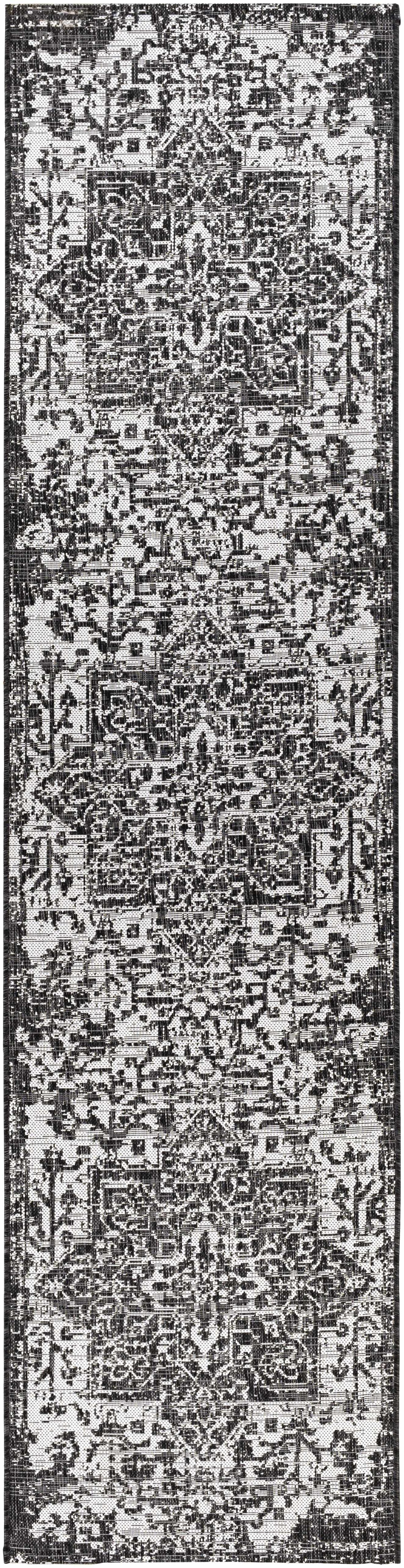 Charcoal Kilmacolm Indoor & Outdoor Area Rug - Clearance