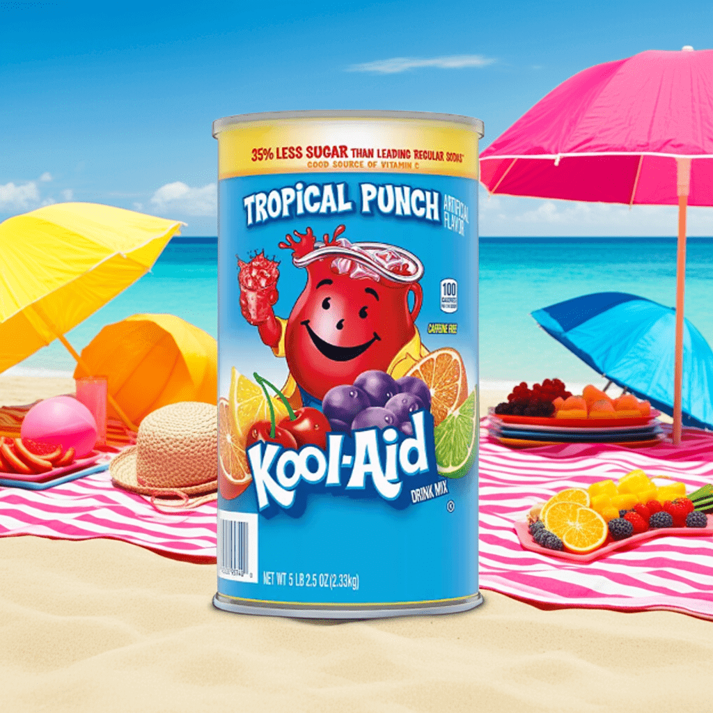 Kool-Aid Tropical Punch Drink Mix 82.5 oz – Sweetened Bulk Powder