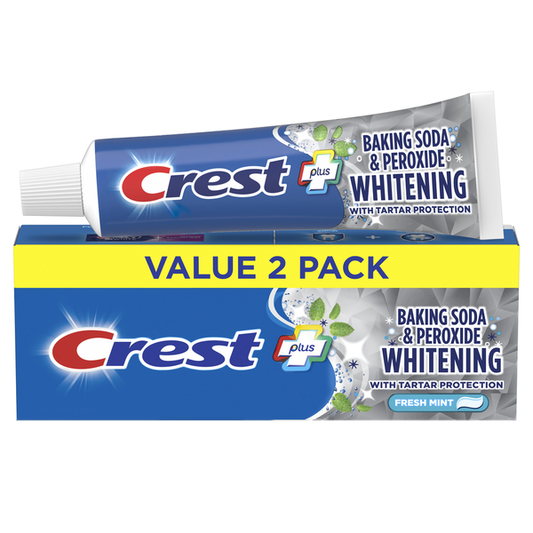 Crest Cavity & Tartar Protection Toothpaste, Whitening Baking Soda & Peroxide